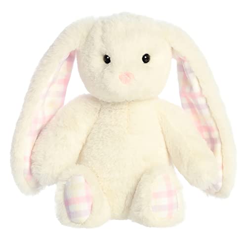 Auroravibrantspringginghambunnystuffedanimaldecorativecompanionendlessfuncream9inches Urban Country Home Decor Aurora vibrant spring gingham bunny stuffed animal decorative companion endless fun cream 9 inches urban country home decor