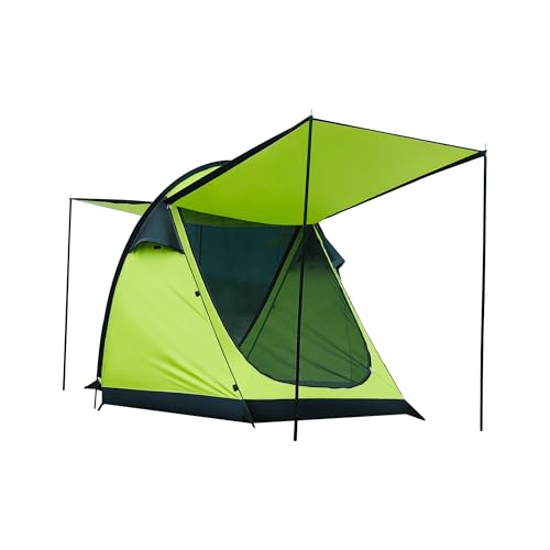 Carpa ultraligera para 4 personas con ventilación y diseño espacioso