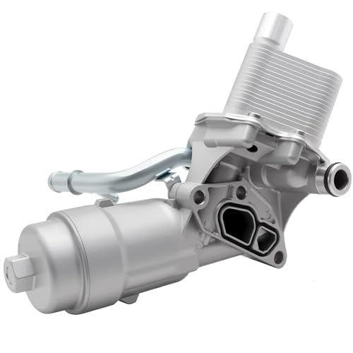 Upgraded Aluminum Engine Oil Cooler Filter Assembly for 2011-2021 Vauxhall Adam Zafira Astra Corsa 1.4 Turbo Replaces # 55566784