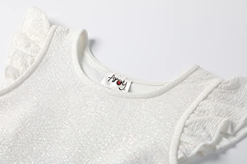 Rainbow Girl Tutu Dress Tulle Princess Girls Dresses Sleeveless Wedding Birthday Party Gift Gown Children's Garden 3-7T3