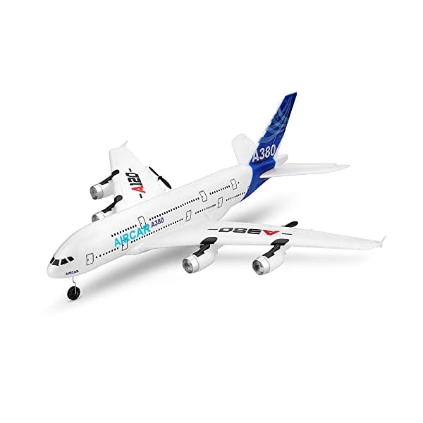 Sunydog RC Aeroplane,XK A120 Airbus A380 Modell Flugzeug 3CH EPP 2.4G Fernbedienung Flugzeug StarrflÃ¼gel RTF Spielzeug als tolles Geschenk fÃ¼r Erwachsene – Bild 4