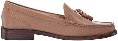 Marc Joseph New York Women's Made in Brazil Luxury Leather West End Tassle Loafer, Sand Nappa, 5 | Image 5