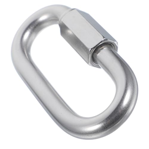 TOPPERFUN Metal Locking Carabiner Inossidabile Clip Per Riparazione Piccolo Hammock Attività Outdoor e Palestra