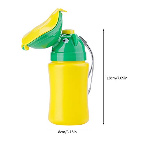 Draagbare nood urinoir wc potje voor baby 500 ml plasfles voor baby kind kinderen auto reizen camping (voor meisjes) - Afbeelding 3