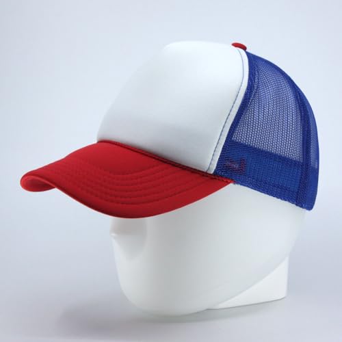 Image of The Vintage Year High Crown Foam Mesh Camouflage Trucker Hat Baseball Cap