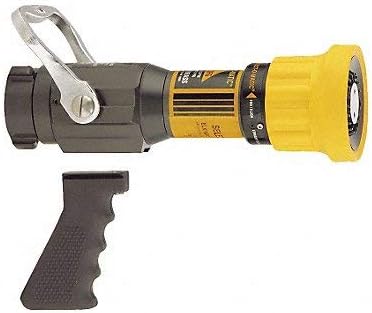 Fire Hose Nozzle, 1-1/2 in, Yellow