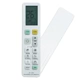 Mando a Distancia Universal para Aire Acondicionado, Mando a Distancia de Repuesto para Aire Acondicionado, Enfriar y Calentar Calor, para Mitsubishi Samsung Gree Midea Fujitsu etc. Blanco.