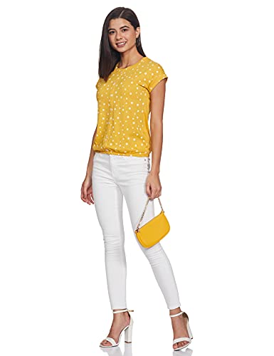 Image of Easybuy Women's Regular T-Shirt (AU21BH02LS Yellow M