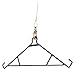 HME Tri-Pod Black Steel Game Hunting Hoist | Economical & Convenient Support Stand | Up to 300 lb. Capacity, 98