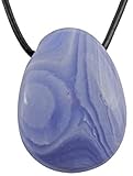 Chalcedon Tropfen Anhänger, ca. 2,5 bis 3 cm