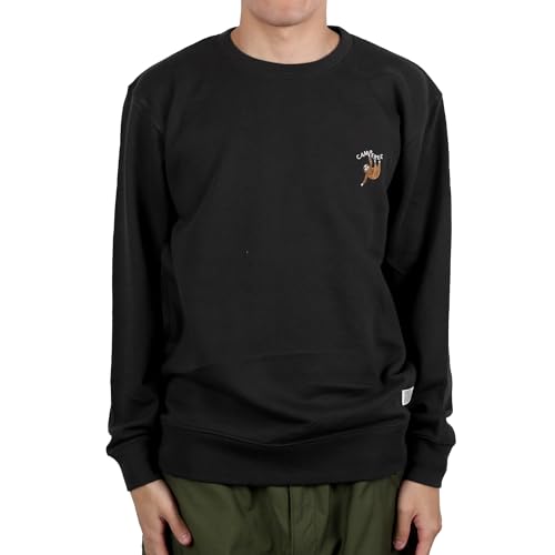 CAMPFREE メンズトレーナー 10764 C.ブラック S