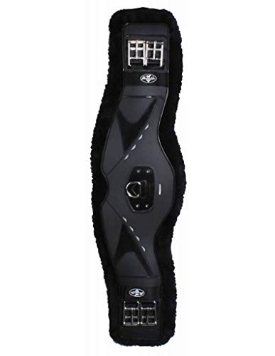 Professional's Choice Sports Medicine Products VenTech Contoured Equestrian Dressage Girth Black 28