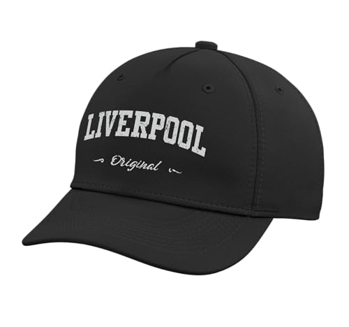 Liverpool Sport Souvenir Fan Item Design Adjustable Printed Baseball Hat Black