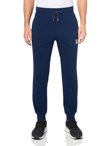 HUGO Men's Silver Logo Stretch Cotton Sweatpants