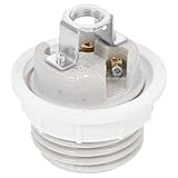 Compatibilité étendue : conçue pour s’adapter à divers types d’ampoules, cette douille convient aux luminaires de salles de bains, plafonniers et appliques murales, une solution polyvalente pour différents besoins d’éclairage