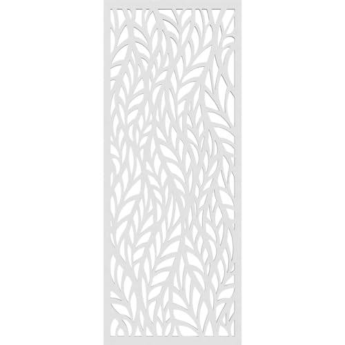 Image of 9 3 /8 inchW x 24 3 /8 inchH x 3 /8 inchT Ortonville Decorative Fretwork Wall Panels in Architectural Grade PVC