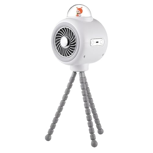 Clip Fan for Stroller, Safe Portable Fan Stroller, ABS, PC, Silicone, Electronic Components Power Bank 3 Speed Cooling Device, Adjustable Stand for Seat, Baby Desk, Crib, Car, and Outdoor, 34x11x11cm