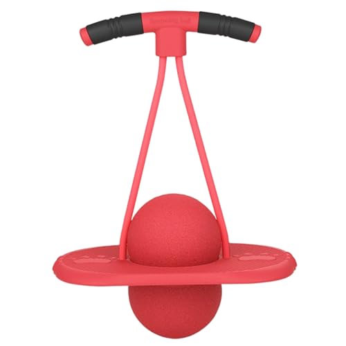 Balle de saut d'équilibre enfants exercice coordination bicolore rouge
