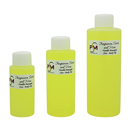 Vanilla Pineapple Fragrance Oil - 4 Fl Oz Plastic Bottle (120ml)
