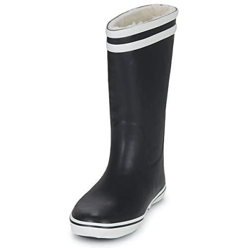 Aigle Damen Malouine Fur 2 Gummistiefel, Marineblau, 39 EU