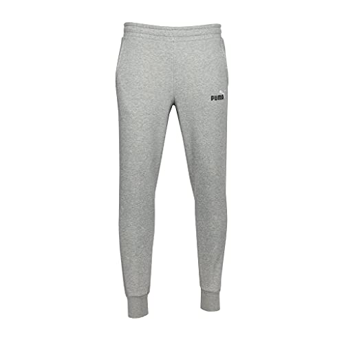 PUMA Men's Medium Gray Heather ESS+ Embroidery Logo Pants - 3XL