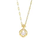 Genérico Collares colgantes de sachet para W en la moda de lujo joyería con cadena de clavícula femenina