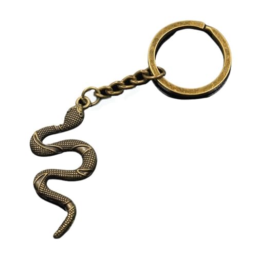 Chaîne serpent porte-clés voiture hommes et support métallique de poche