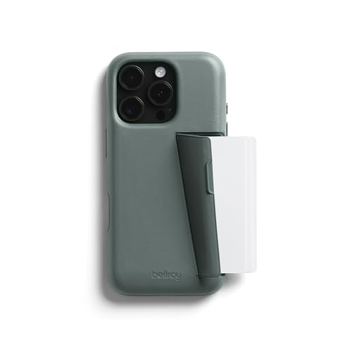 Bellroy Phone Case – 3 Card Per Iphone 16 Pro Max (Custodia Per Iphone In Pelle, Portafoglio Per Telefono) - Agave