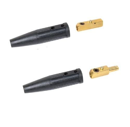 STARTECHWELD Welding Cable Connector 1-MPC Set Male & Female Set size #4-1/0 Twist Lock 1-MPC 200 Amps CC10