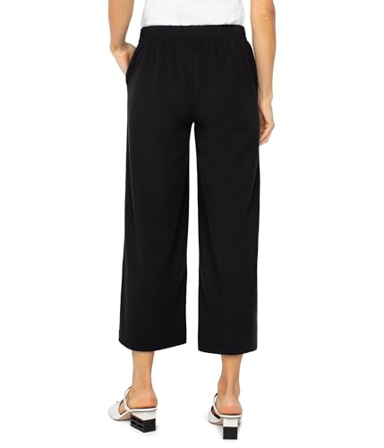 Liverpool Women's Pull on Wide Leg Crop Trousers2