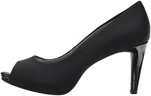 Bandolino Women's Rainaa Pump, Black Lycra, 8 | Image 7