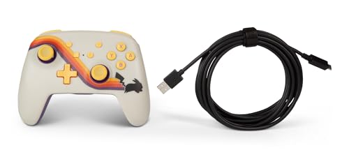Image of PowerA Enhanced Wireless Controller for Nintendo Switch - Pokemon: Pikachu Retro, Nintendo Switch - OLED Model, Nintendo Switch Lite, Gamepad, game controller, Bluetooth controller (Renewed)