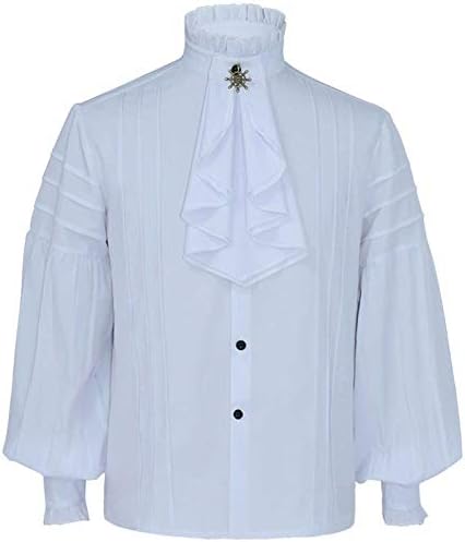 メンズ海賊シャツ 中世ルネサンスヴィンテージボタンドレスレーストップ アウトドア 帽子 ヘッドウェア 通販 Amazon