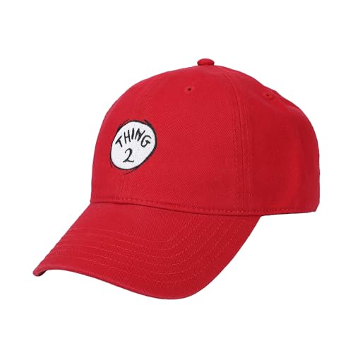 Bioworld The Cat in The Hat Thing 2 Red Dad Hat