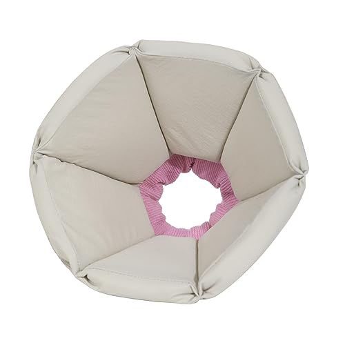 Image of Cat Cones to Stop Licking, Lightweight Adjustable Dog Cone Alternative After Surgery, Soft Cone for Cats Small Medium Dogs Puppy Rabbits Elizabethan Collar, Gray, S