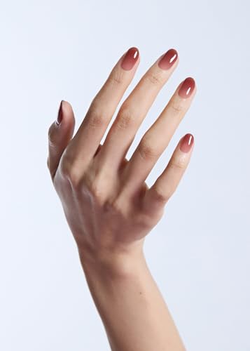 Image of ohora Semi Cured Gel Nail Strips (N Fig Jam) - Pink, Ombre, Works with Any UV /LED Lamps, Salon-Quality, Long Lasting, Easy to Apply & Remove - Includes 2 Prep Pads, Nail File & Wooden Stick