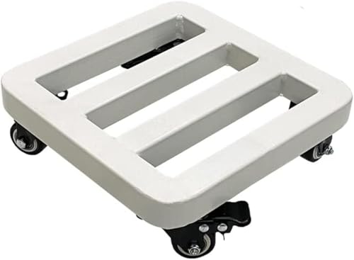 Farigrut 携帯式花盆架 加厚鉄質製 キャスター付き 100kg 高承重 床保護機能 室内外兼用 園芸用移動式花台