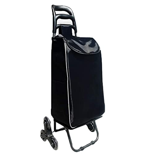Einkaufstrolley Multifunktions-Einkaufswagen Travel Climb Stairs Collapsible Portable Iron Art Supermarkt Push Trailer…