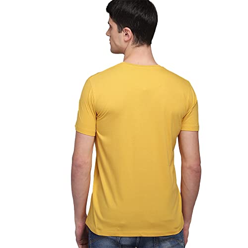 Image of Free Authority Men's Regular Fit T-Shirt (8905030485426 Yellow S)