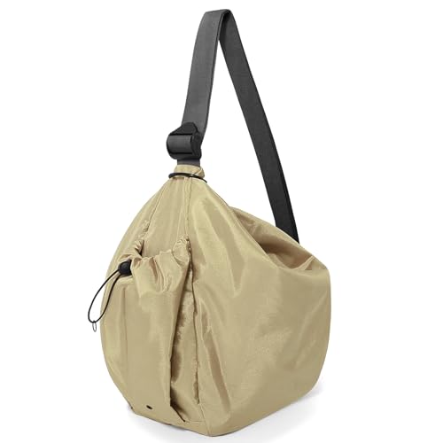 CONTAIL 18L Nylon Daily Shoulder Bag,Water-Resistant Crossbody Bag with Removable Insulated Beverage Holder3