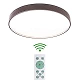 lamparas plafon marron FÁCIL INSTALACIÓN: esta lámpara de techo es fácil de instalar conectando cables y atornillando la lámpara a la pared o al techo sin herramientas adicionales.