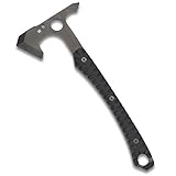 Spyderco Warrior Hawk Utility Tomahawk with Tough D2 Steel Head and 13.68' G-10 Scaled Handle - Includes Custom-Molded Boltaron Sheath and Padded Zipper Pouch - H03