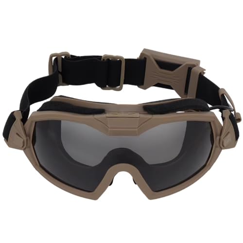 Lunettes de paintball résistantes aux rayures et ventilation active