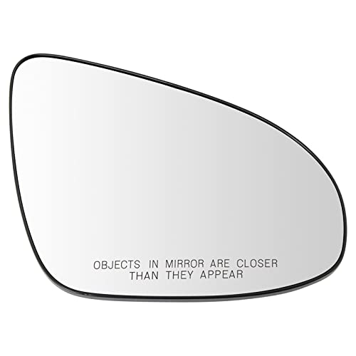 TRQ Passenger Side Mirror Glass Snap On Clear | For 2014-2019 Toyota Corolla