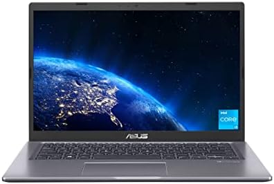 ASUS VivoBook 14 Laptop Computer, 14" IPS FHD Display, Intel Core i3-1115G4 Processor, 4GB DDR4, 128GB PCIe SSD, Fingerprint Reader, Windows 11 Home in S Mode, Slate Grey, F415EA-AS31