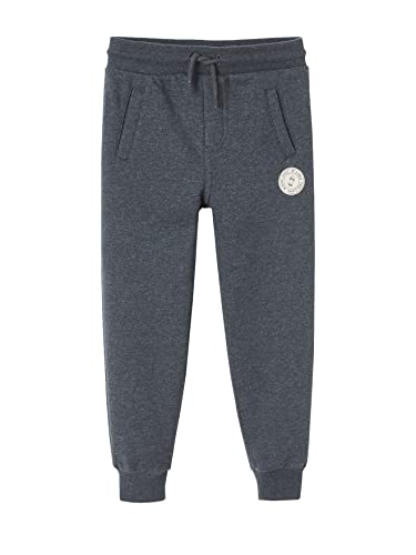 VERTBAUDET Pantalon Jogging garçon en Molleton Marine chiné 12A