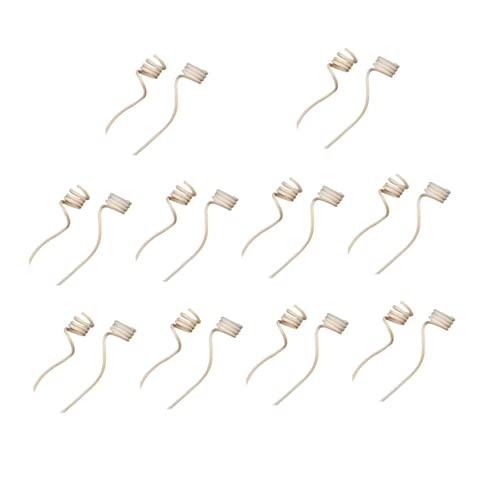 ORFOFE 20pcs Large Spiral Rattan Sticks for Oil Diffuser Natural Fragrance Reeds for Home Office Bathroom and Living Room Decor