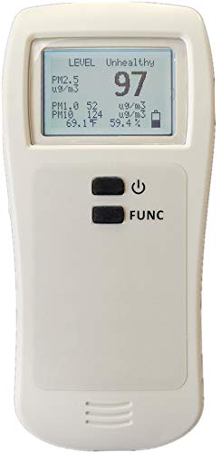 Moniteur de qualité de l'air PM2.5 PM1.0 PM10 avec testeur laser de poussière