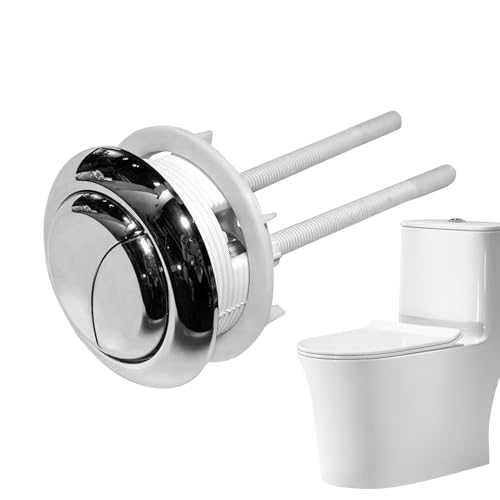 トイレのフラッシュ ボタン - 交換用ダブル タンク バルブ、便利なフラッシュ ボタン |丸いトイレの水洗ボタン、家の修理に最適, フラッシュバルブ トイレタンク 押しボタン 洗浄押しボタン