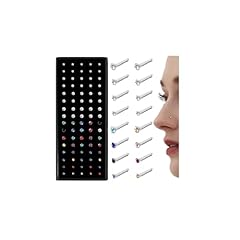 80Pcs 20G Straight（white&multicolor）